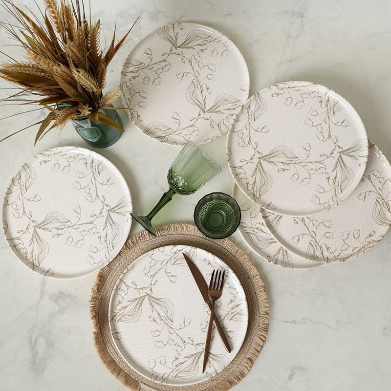 Soft Flora Nordic Servis Tabağı 28cm 6 Adet Bonvagon