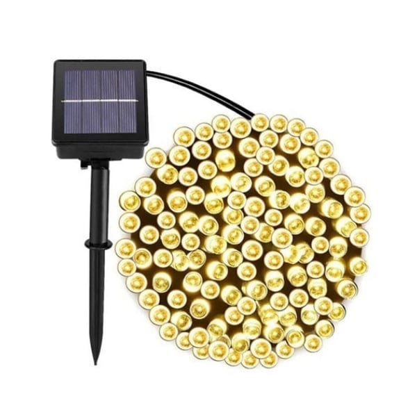 Solar 100 Ledli 12 Metre Bahçe Aydınlatma Bonvagon