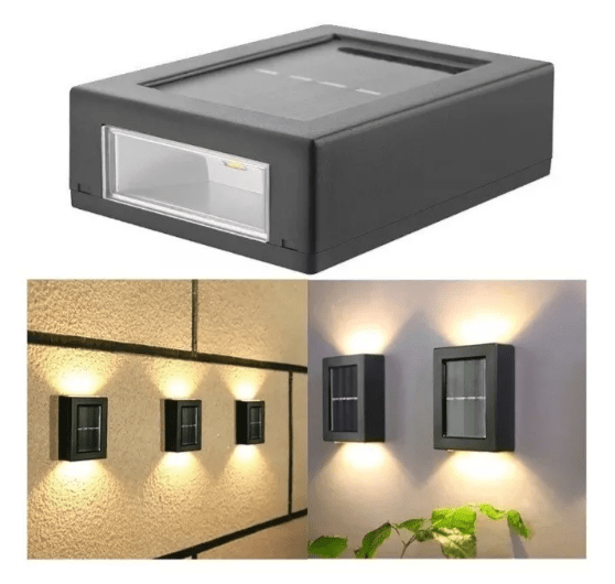 Solar 4 LEDli Duvar Aydınlatması