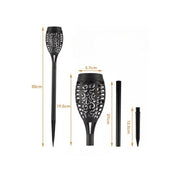 Solar Alev Efektli Bahçe Lambası Bonvagon