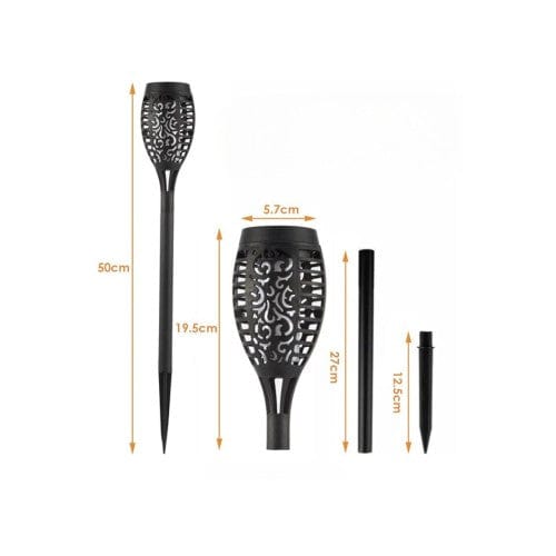 Solar Alev Efektli Bahçe Lambası Bonvagon