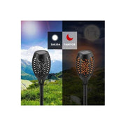 Solar Alev Efektli Bahçe Lambası Bonvagon