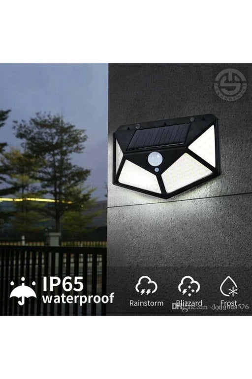 Solar Bahçe Aydınlatma Lambası 100 LED Bonvagon