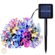 Solar Renkli RGB Çiçekli Dekoratif 30 LED Aydınlatma Bahçe Lambası Bonvagon