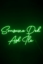 Sonsuza Dek Aşk İle Yazılı Neon LED Aydınlatma Işıklı Tablo Düğün ve Kutlama Duvar Dekorasyon