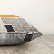 Soyut Tarzda Onedraw Çizimli Dijital Baskılı Dekoratif Raşel Kadife Yastık Kırlent Kılıfı Bonvagon