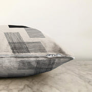 Soyut Tarzda Onedraw Çizimli Dijital Baskılı Dekoratif Raşel Kadife Yastık Kırlent Kılıfı Bonvagon