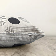 Soyut Tarzda Onedraw Çizimli Dijital Baskılı Modern Raşel Kadife Yastık Kırlent Kılıfı Bonvagon