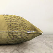 Soyut Tarzda Onedraw Çizimli Dijital Baskılı Modern Şönil Yastık Kırlent Kılıfı Bonvagon