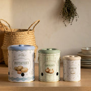 Spring Birds Patates Soğan Sarımsak Saklama Kabı Seti 3'lü