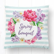Spring Bouquet Temalı Modern Dijital Baskılı Yastık Kılıfı 43x43cm