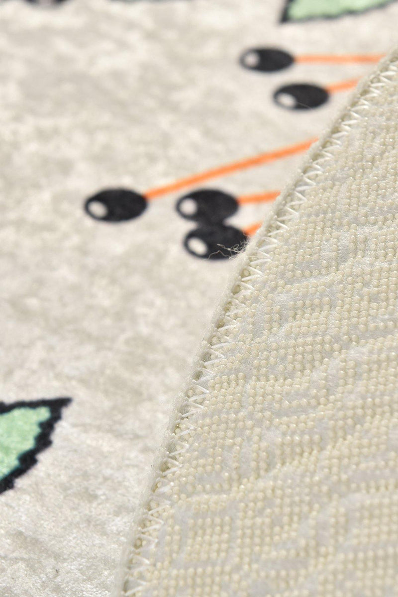 Spring Dijital Baskılı 2li Set Banyo Halısı, Kaymaz Taban, Yıkanabilir Bonvagon