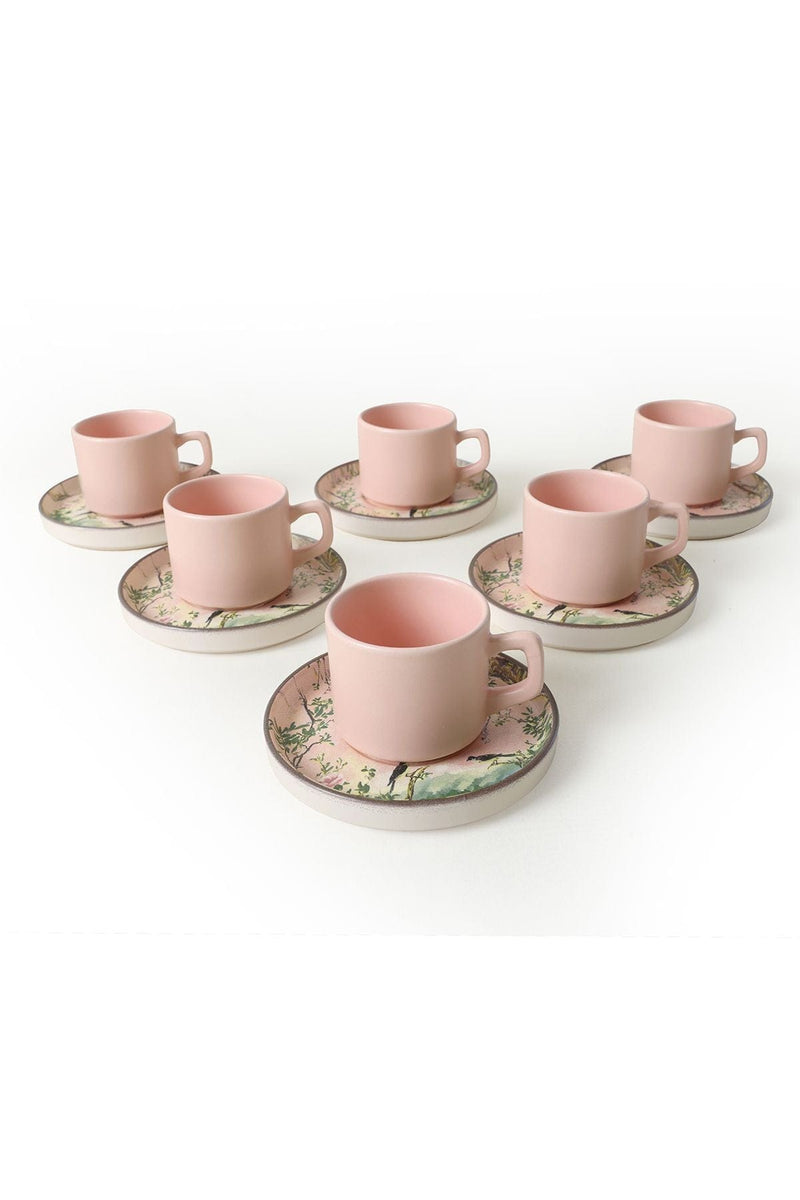 Stackable Çay Takımı 12 Parça, 6 Kişilik Bonvagon