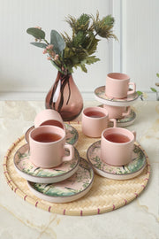 Stackable Çay Takımı 12 Parça, 6 Kişilik Bonvagon