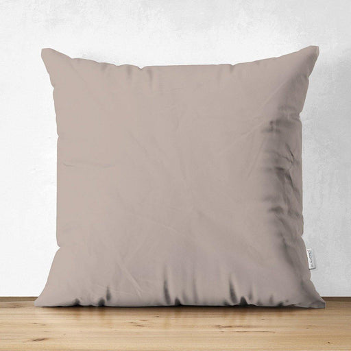 Süet Kumaştan Çift Taraflı Vizon Yastık Kırlent Kılıfı 43x43cm