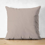 Süet Kumaştan Çift Taraflı Vizon Yastık Kırlent Kılıfı 43x43cm Bonvagon