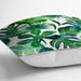 Suluboya Tropikal Yapraklar Desenli Özel Tasarım Yastık Kırlent Kılıfı 43x43cm Bonvagon
