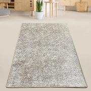 Suolo Bej Dijital Baskılı Halı, Kaymaz Taban, Yıkanabilir Bonvagon