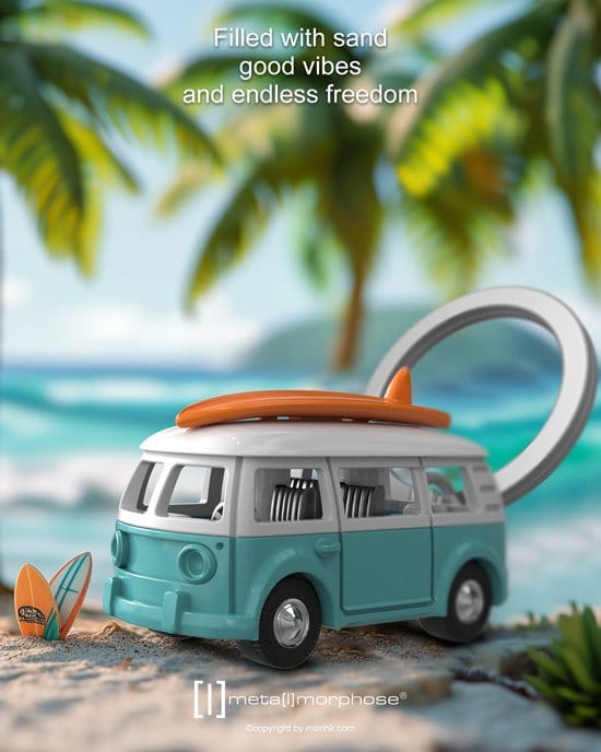 Surfer Van Anahtarlık