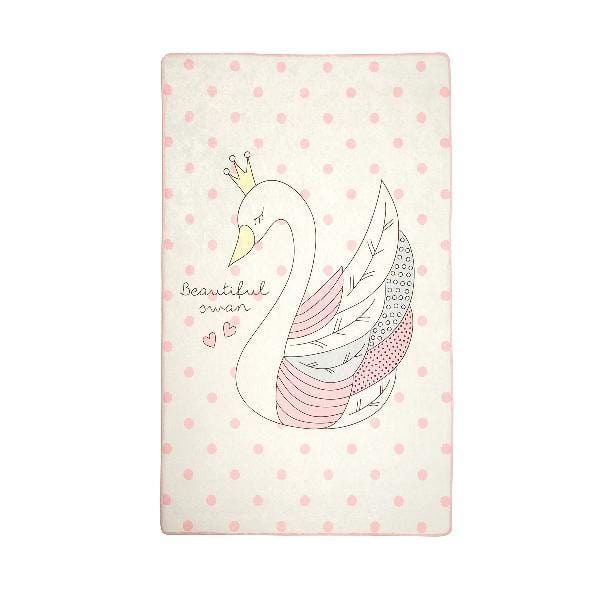 Swan Yıkanabilir Antibakteriyel Çocuk Halısı, Kaymaz Taban, Yıkanabilir Bonvagon