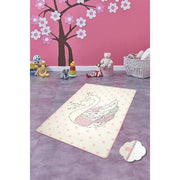 Swan Yıkanabilir Antibakteriyel Çocuk Halısı, Kaymaz Taban, Yıkanabilir Bonvagon