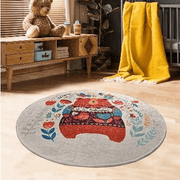 Sweet Bear Yıkanabilir Antibakteriyel Çocuk Halısı, Kaymaz Taban, Yıkanabilir Bonvagon