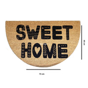 Sweet Home 45x75cm Doğal Koko Hindistan Cevizi Kapı Önü Paspas Nueve Bonvagon