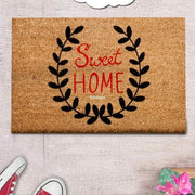 Sweet Home Dulce Domum Doğal Koko Hindistan Cevizi Kapı Önü Paspas 60x40cm