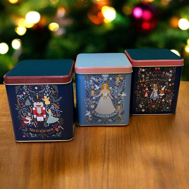 Tales Kare Metal Kutu 3 Lü Set 12x12cm