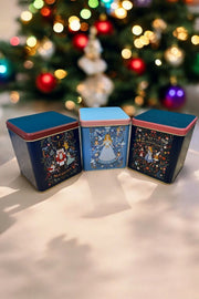 Tales Kare Metal Kutu 3 Lü Set 12x12cm
