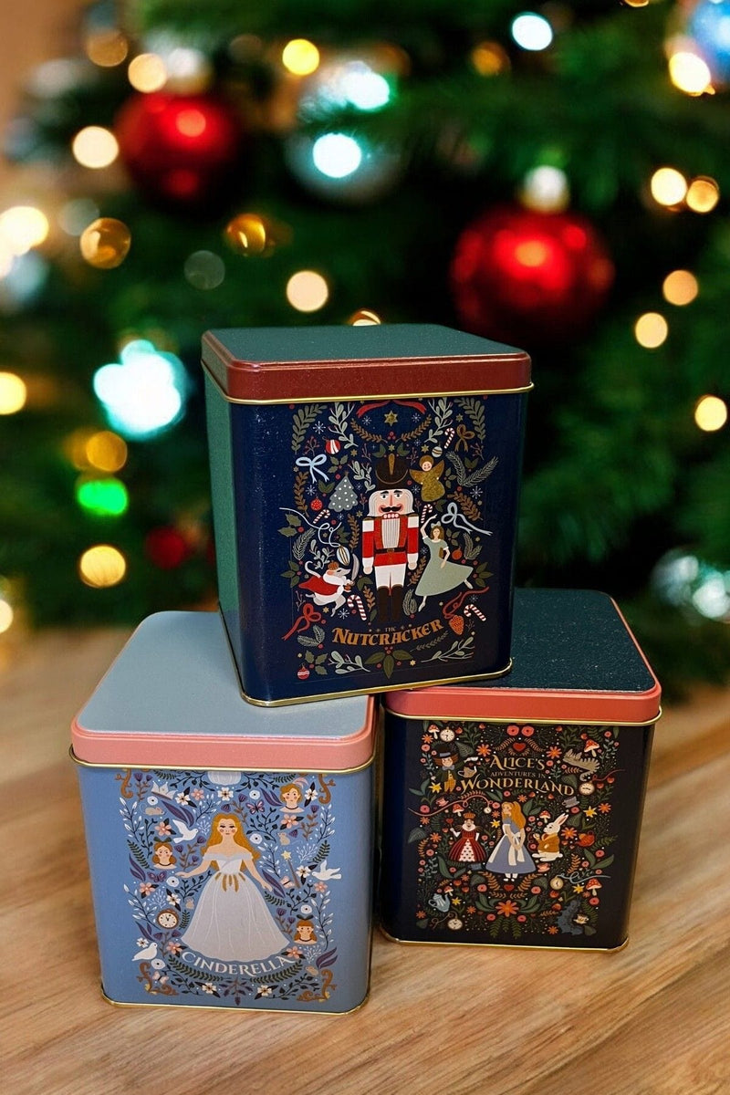 Tales Kare Metal Kutu 3 Lü Set 12x12cm