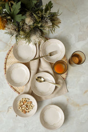 Taupe Bloom Halka Çerezlik / Sosluk 13 Cm 6 Adet 22528 Bonvagon