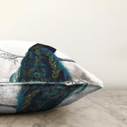 Tavuskuşu Motifli Dijital Baskılı Dekoratif Yastık Kırlent Kılıfı Bonvagon