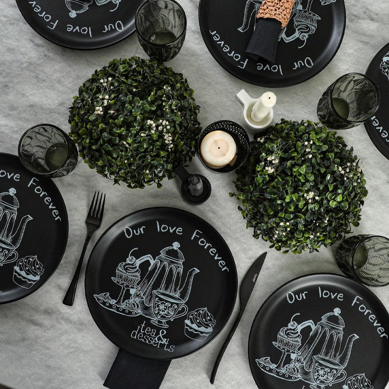 Tea & Deserts Hitit Servis Tabağı 25cm 6 Adet Bonvagon