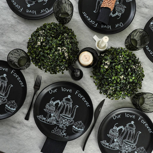 Tea & Deserts Hitit Servis Tabağı 25cm 6 Adet Bonvagon