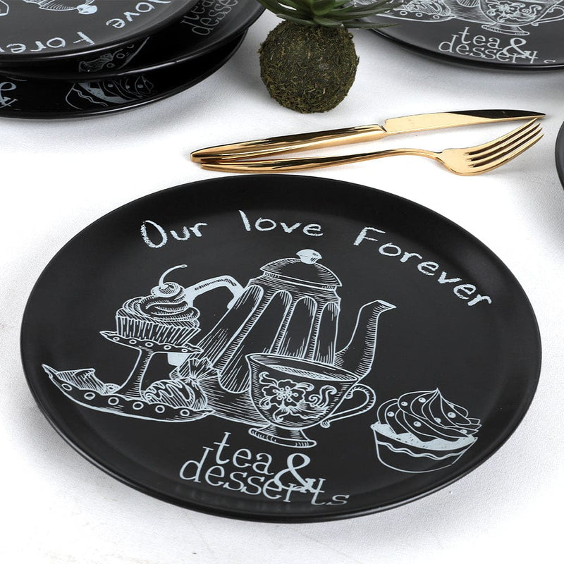 Tea & Deserts Hitit Servis Tabağı 25cm 6 Adet Bonvagon