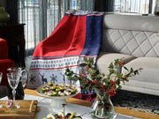 Tek Kişilik Pamuklu Yılbaşı Battaniye 150x200 Carmelo