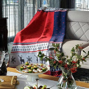 Tek Kişilik Pamuklu Yılbaşı Battaniye 150x200 Carmelo
