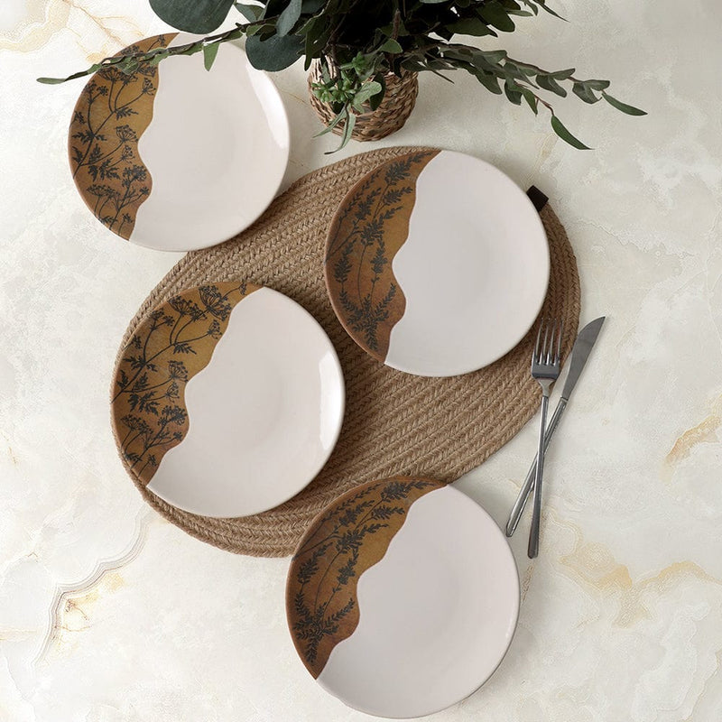 Terra Leaf Ege Pasta Tabağı 20cm 4 Adet Bonvagon