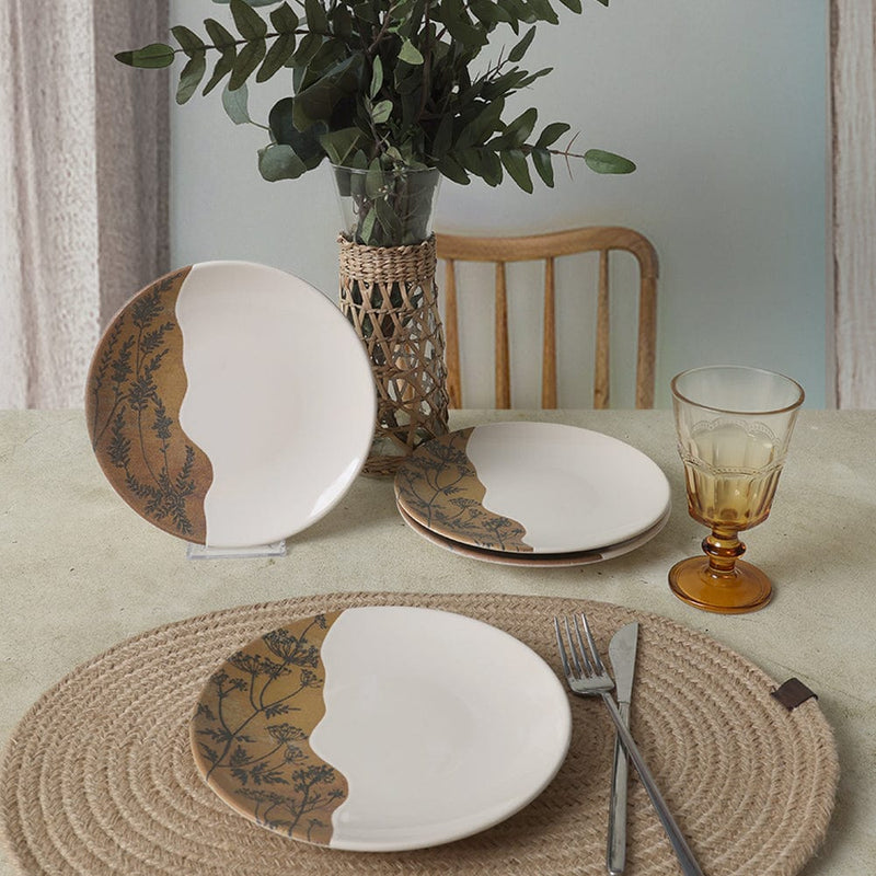 Terra Leaf Ege Pasta Tabağı 20 Cm 4 Adet 22878-79 Bonvagon