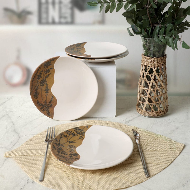 Terra Leaf Ege Pasta Tabağı 20 Cm 4 Adet 22878-79 Bonvagon