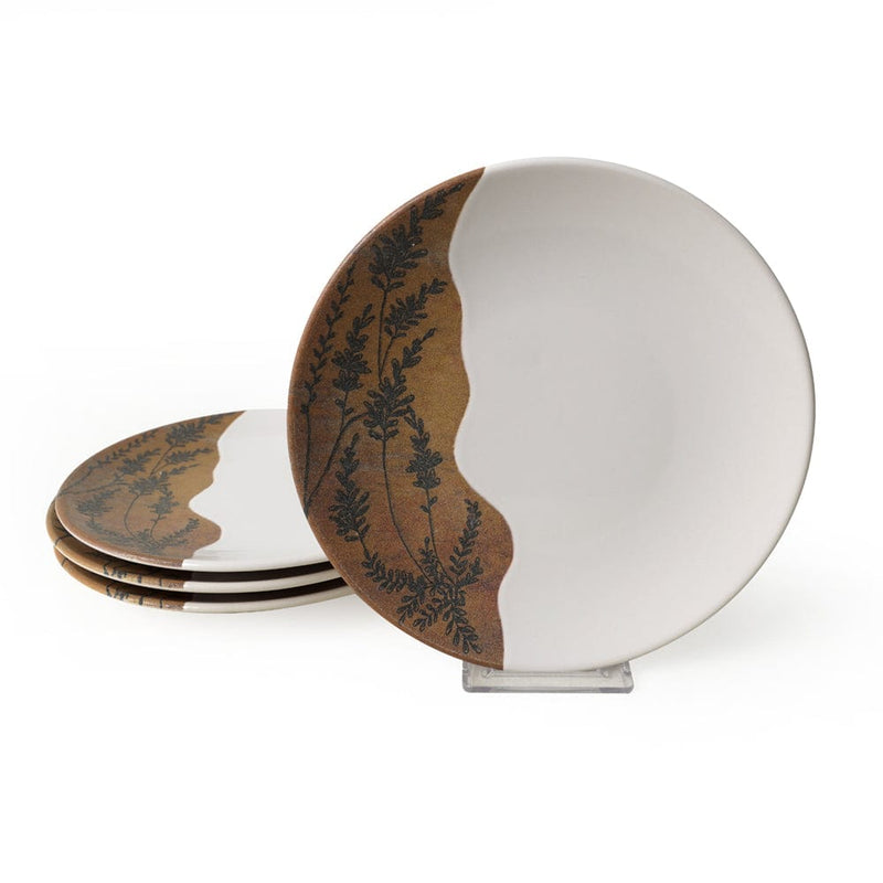 Terra Leaf Ege Pasta Tabağı 20 Cm 4 Adet 22878-79 Bonvagon