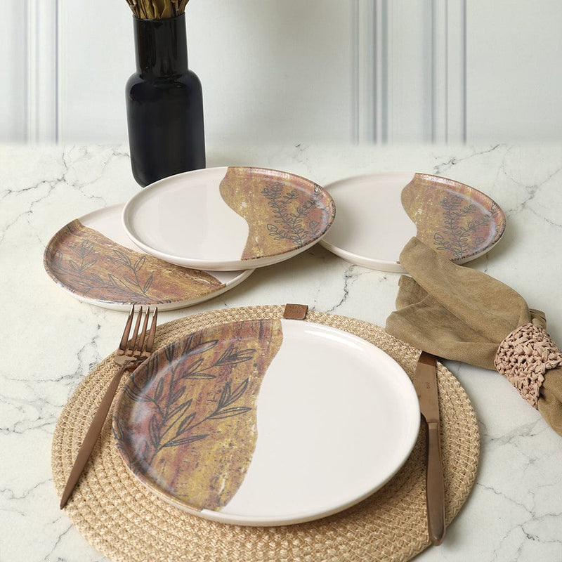 Terra Leaf Nordıc Pasta Tabağı 22 Cm 4 Adet / 22969-70 Bonvagon