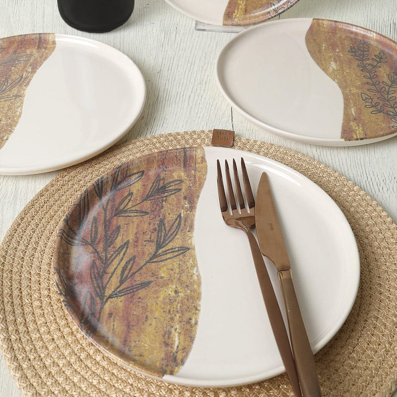 Terra Leaf Nordıc Pasta Tabağı 22 Cm 4 Adet / 22969-70 Bonvagon