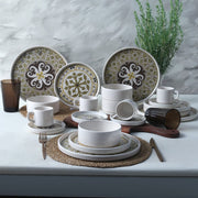 Timeless Brown Stackable Yemek / Kahvaltı Takımı 20 Parça 4 Kişilik