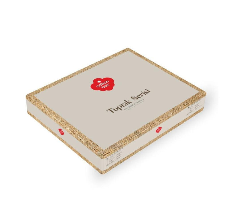 Toprak Nedra Bej Çift Kişilik Nevresim Takımı Bonvagon