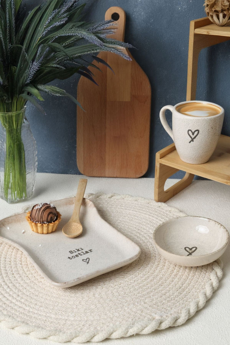 Tost Kahvaltı Takımı 3 Parça Seti Bonvagon