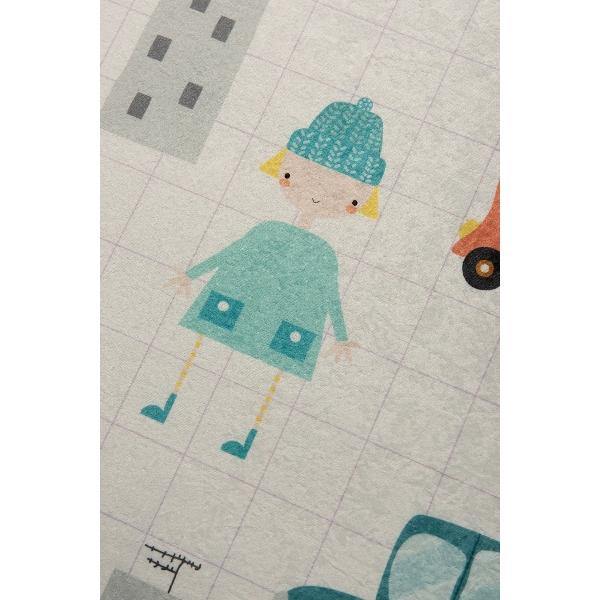 Town Yıkanabilir Antibakteriyel Çocuk Halısı, Kaymaz Taban, Yıkanabilir Bonvagon