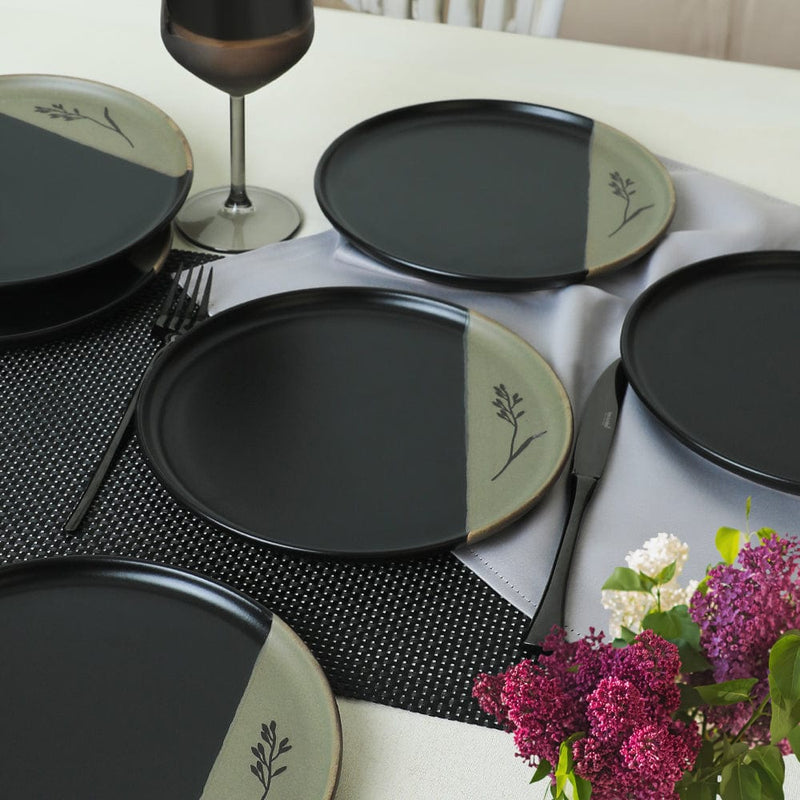 Trace Of Black Nordic Pasta Tabağı 22cm 6 Adet Bonvagon