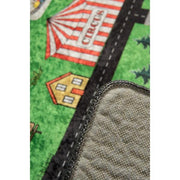 Traffic Yıkanabilir Antibakteriyel Çocuk Halısı, Kaymaz Taban, Yıkanabilir Bonvagon